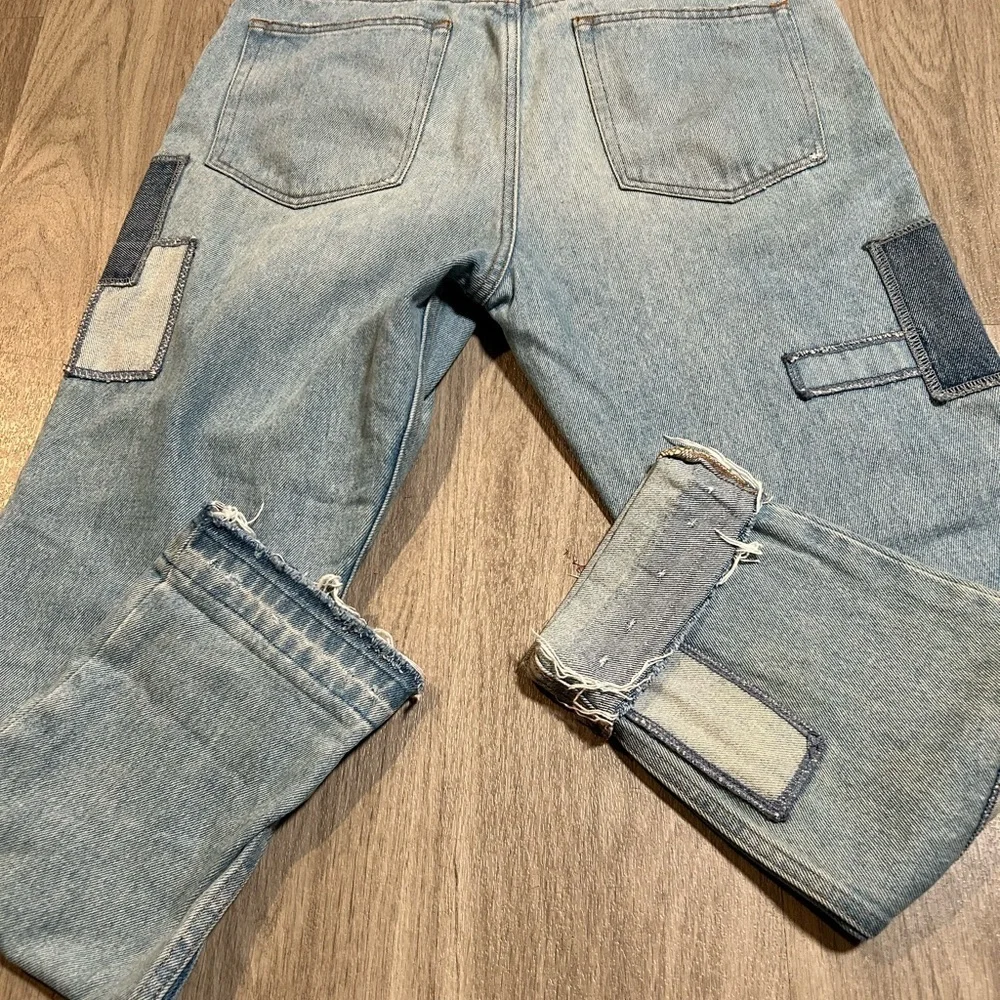 BDG Men's Denim Patchwork Jeans - Picture 7 of 11